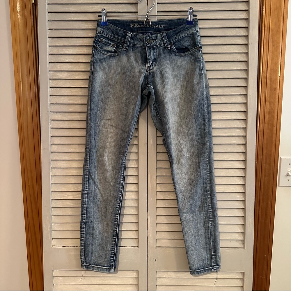 Blue Asphalt Skinny Jeans - Classic Blue